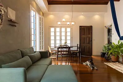 Casa charmosa e aconchegante (estilo colonial) com terraço e vista no Humaitá RJ