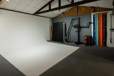 Estúdio fotográfico aconchegante