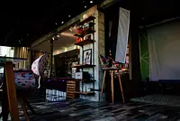 Loft de design industrial com vista para a Sé