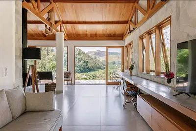 Casa Cinematográfica na Serra da Mantiqueira